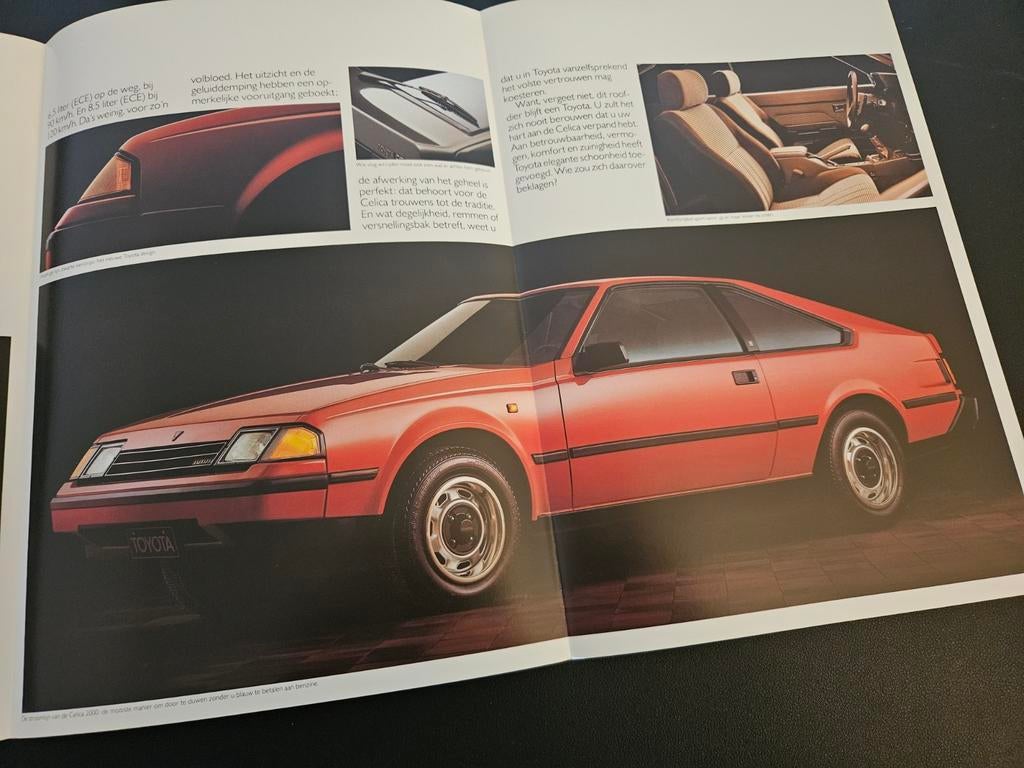 Brochure Toyota Celica 1982, Boeken, Ophalen of Verzenden, Zo goed als nieuw, Toyota