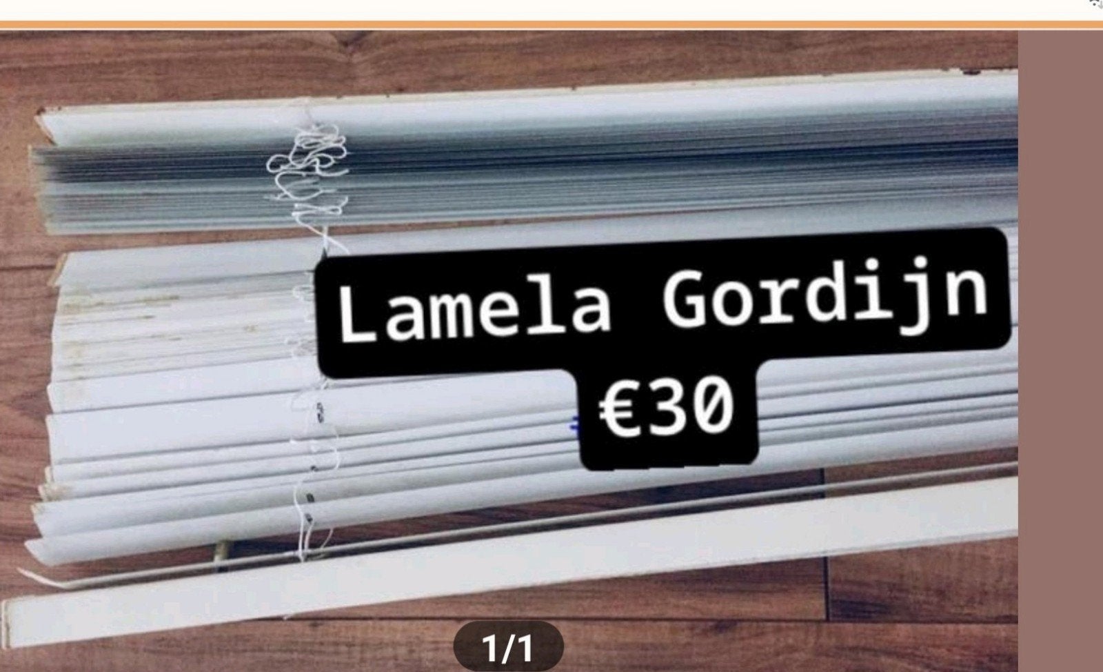 lamela  witte kleur  B 150 - H 200 cm, Huis en Inrichting, Ophalen