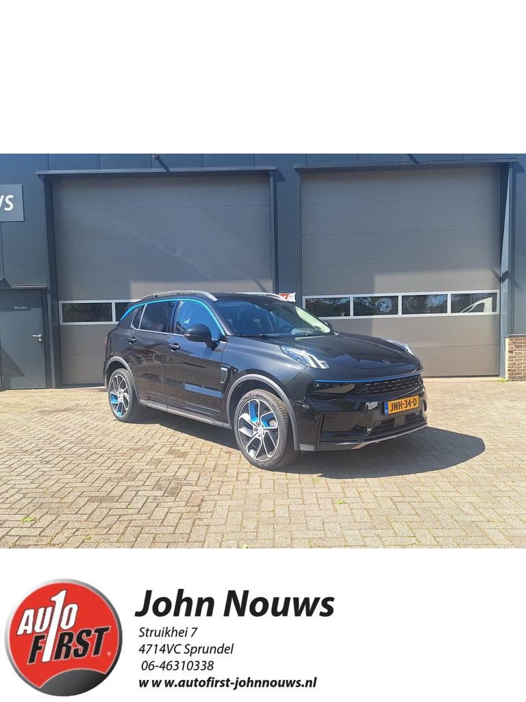 Lynk & Co 01 1.5, Auto's, Lynk & Co, Euro 6, Leder en Stof, Zwart, Plug-in hybride