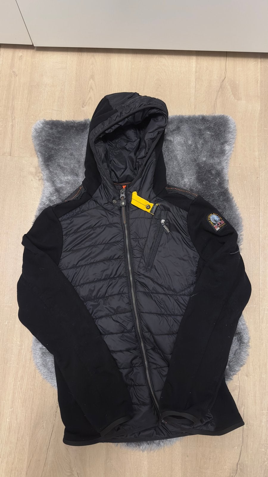 Parajumpers Kochi-Man Jas - Zwart, Maat M, Ophalen of Verzenden, Zo goed als nieuw, Maat 48/50 (M), Zwart