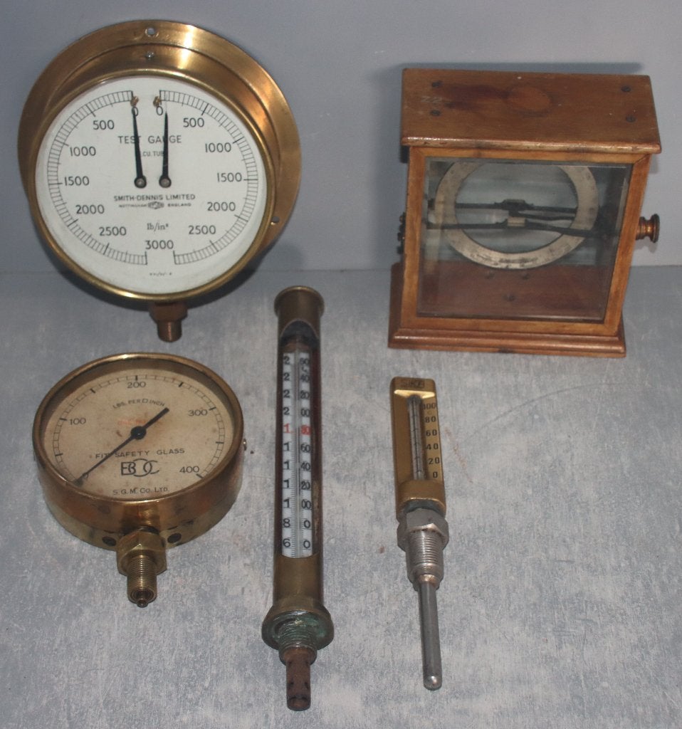 Collectie van 5 "instrumenten" in messing, Ophalen of Verzenden