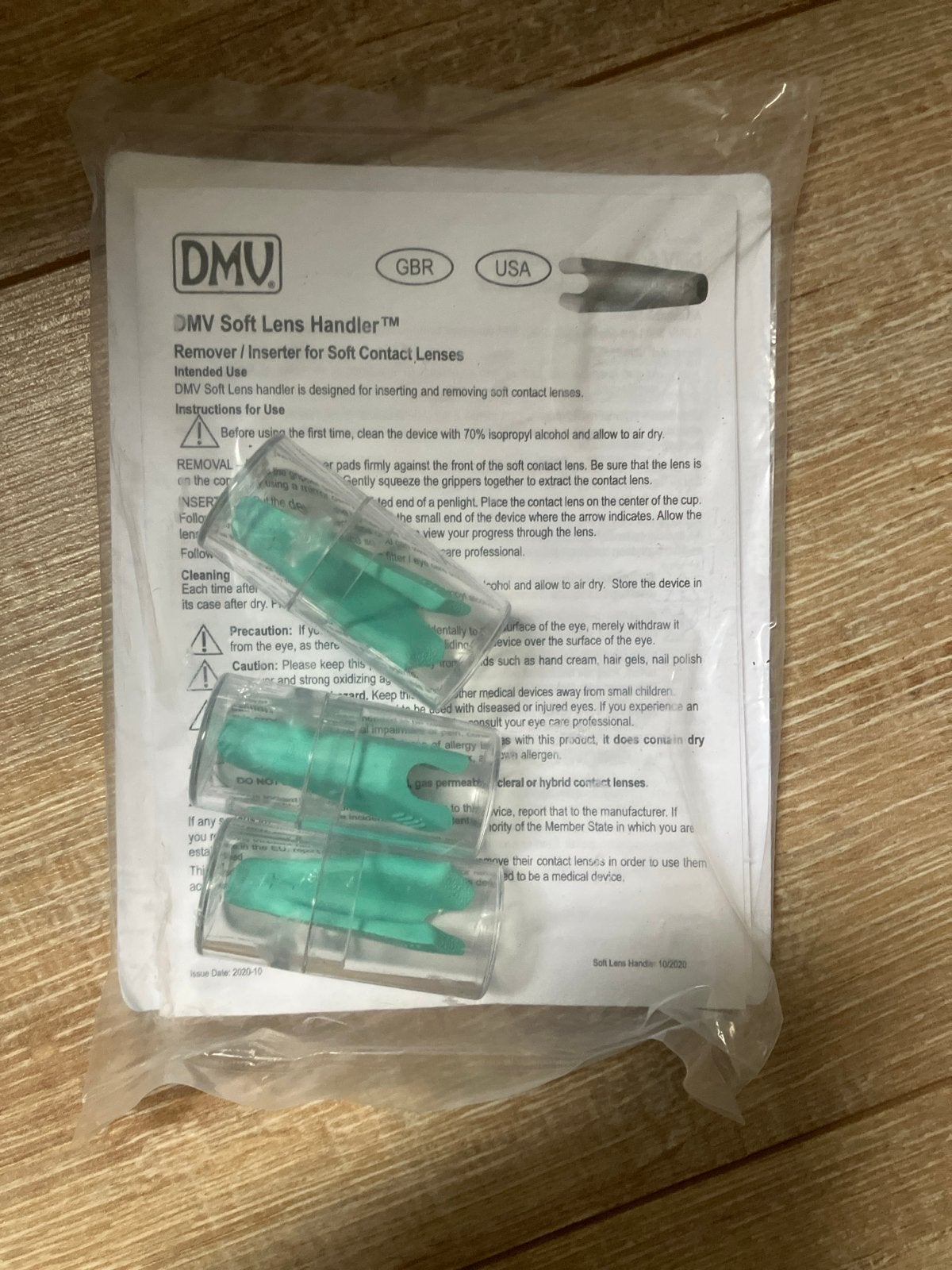 Dmv knijpertjes voor zachte lenzen soft lens handler, Verzenden, Nieuw