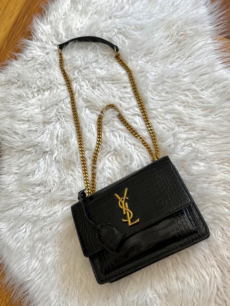 Tasje YSL, Sieraden, Tassen en Uiterlijk, Tassen | Damestassen, Ophalen of Verzenden, Zo goed als nieuw, Zwart, Schoudertasje