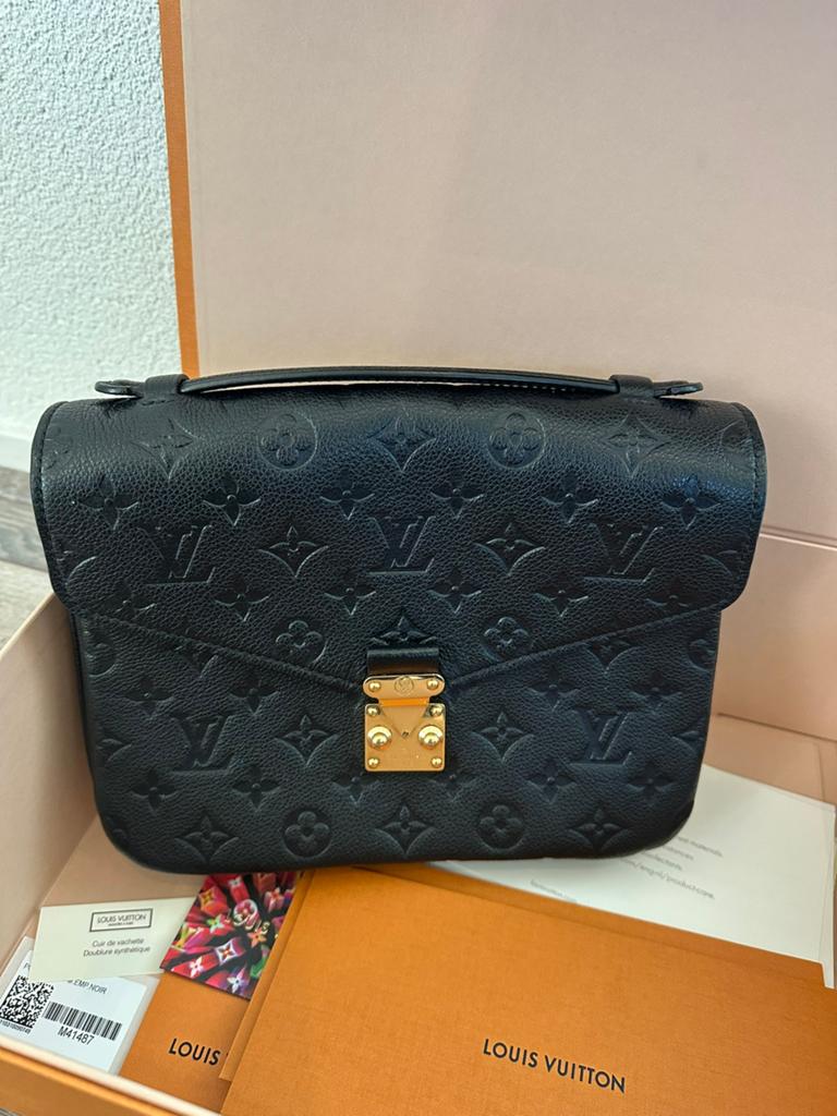 Louis Vuitton Pochette Metis, Ophalen of Verzenden, Zo goed als nieuw, Bruin, Handtas