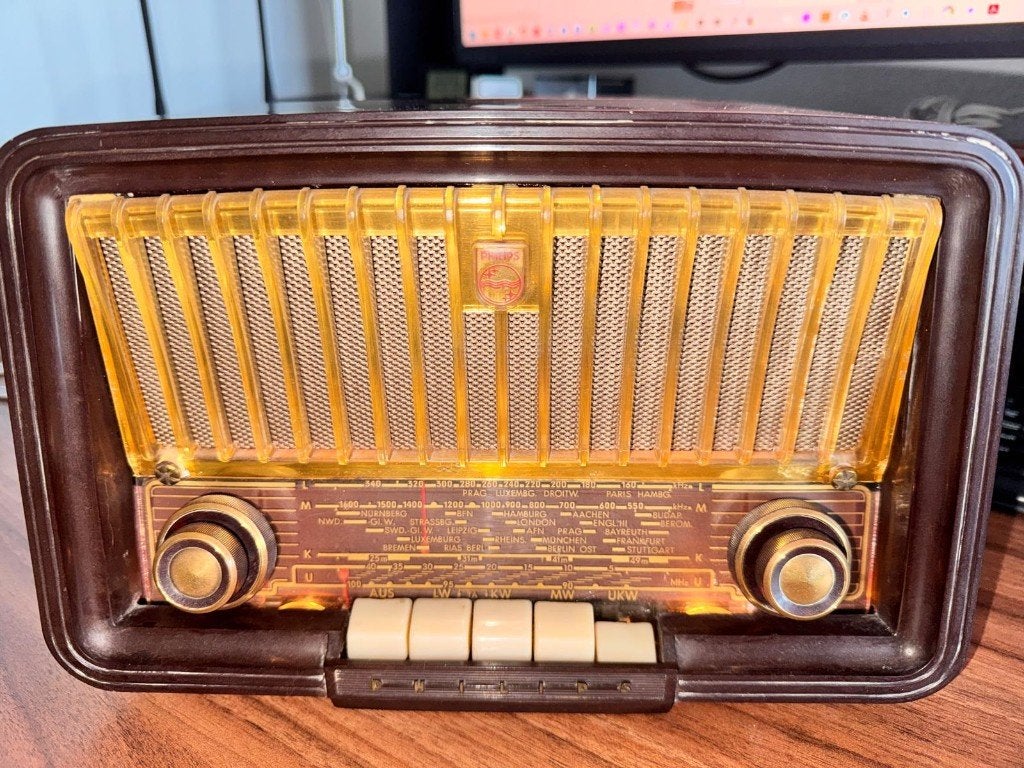 Philips BX253U buizenradio, Ophalen