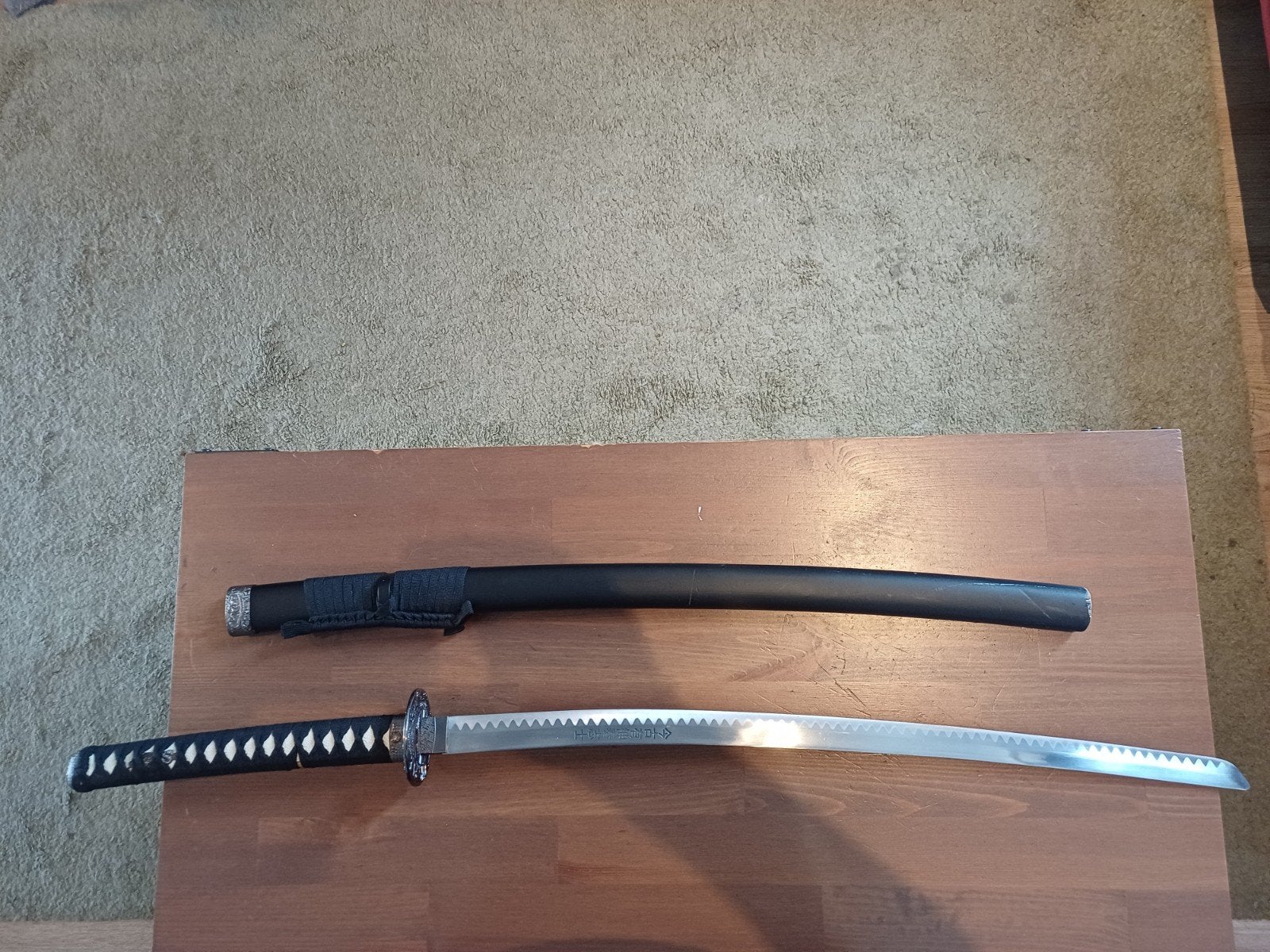 Decoratieve Katana Zwaard met Schede, Verzamelen, Ophalen of Verzenden, Gebruikt