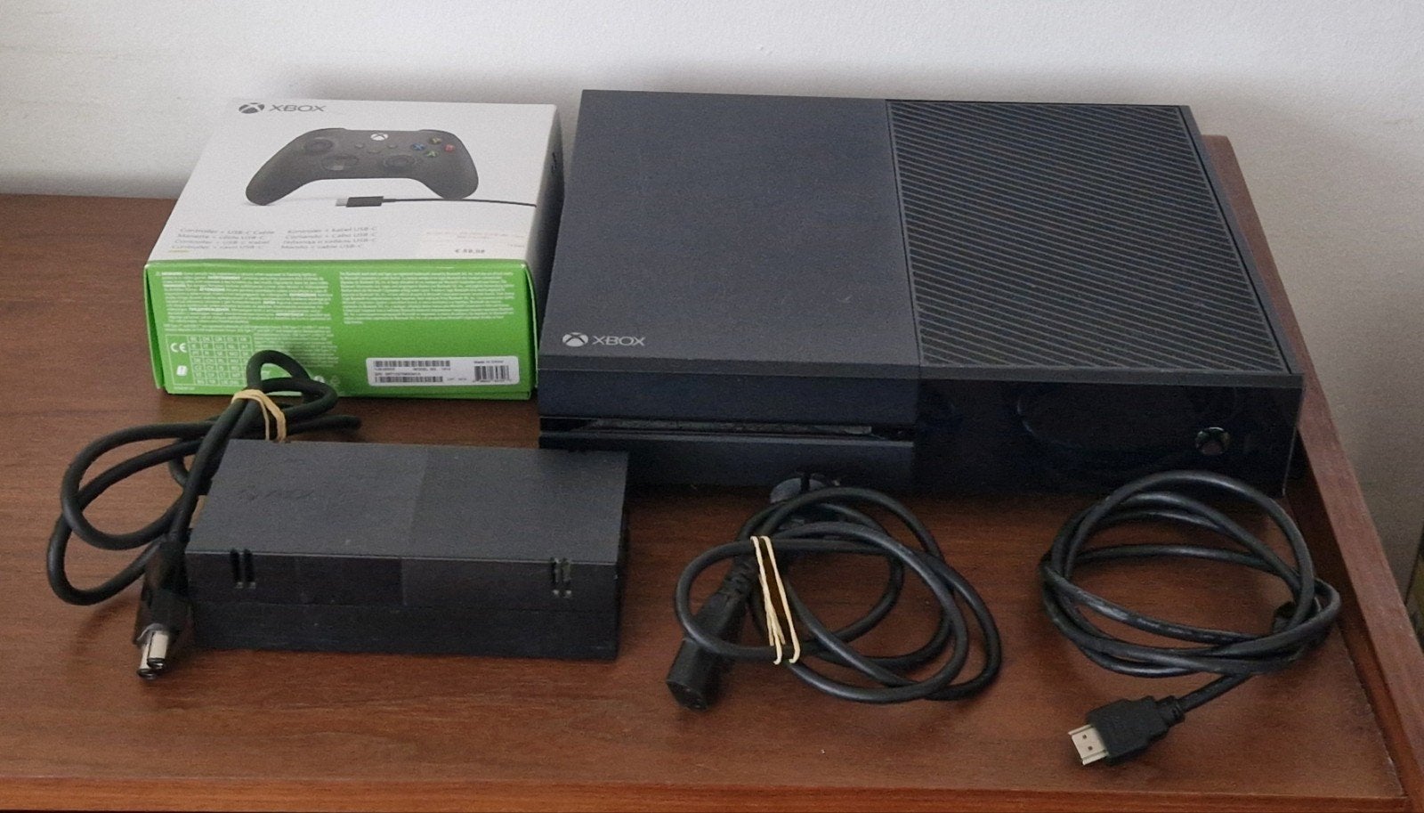 Xbox One Model 1540 set met controller en 7 games, Ophalen of Verzenden, 500 GB, Met 1 controller