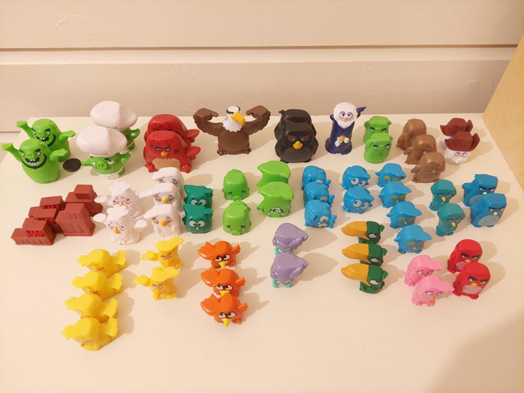 Grote verzameling Angry Birds Plus figuurtjes, Verzamelen, Supermarktacties, Plus, Ophalen of Verzenden