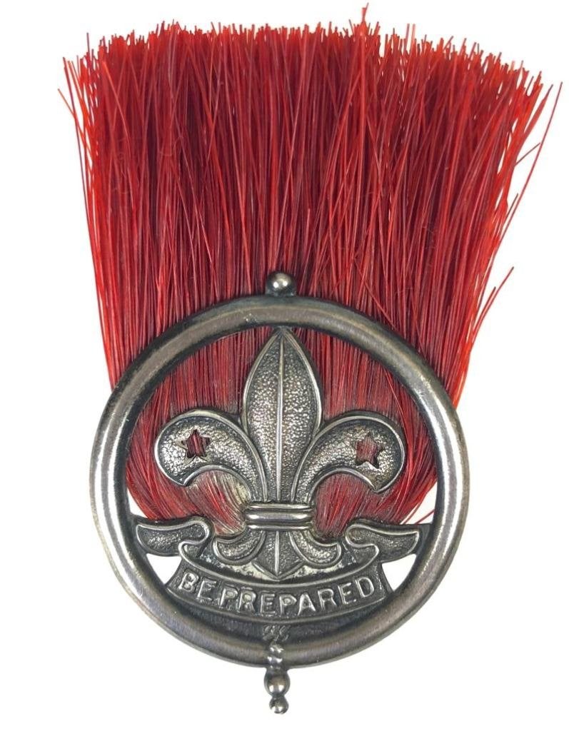 gezocht scouting hoed pluim, Verzamelen, Scouting, Ophalen of Verzenden, Embleem, Speld of Insigne