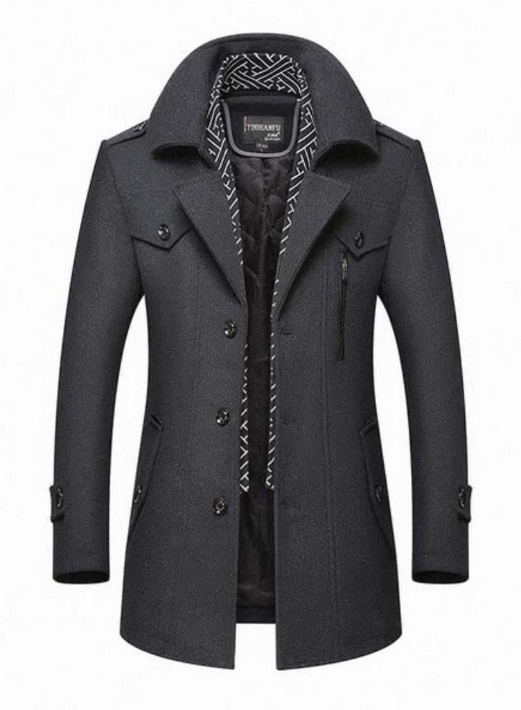 Peaky Blinders heren jas in 3xl, 4xl, 5xl, Ophalen of Verzenden, Nieuw, Overige maten, Grijs