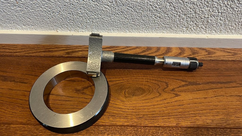 Mauser 85-100mm 0,002mm 3 punts binnen micrometer telwerk, Doe-het-zelf en Verbouw, -, Mauser, Ophalen of Verzenden, Zo goed als nieuw