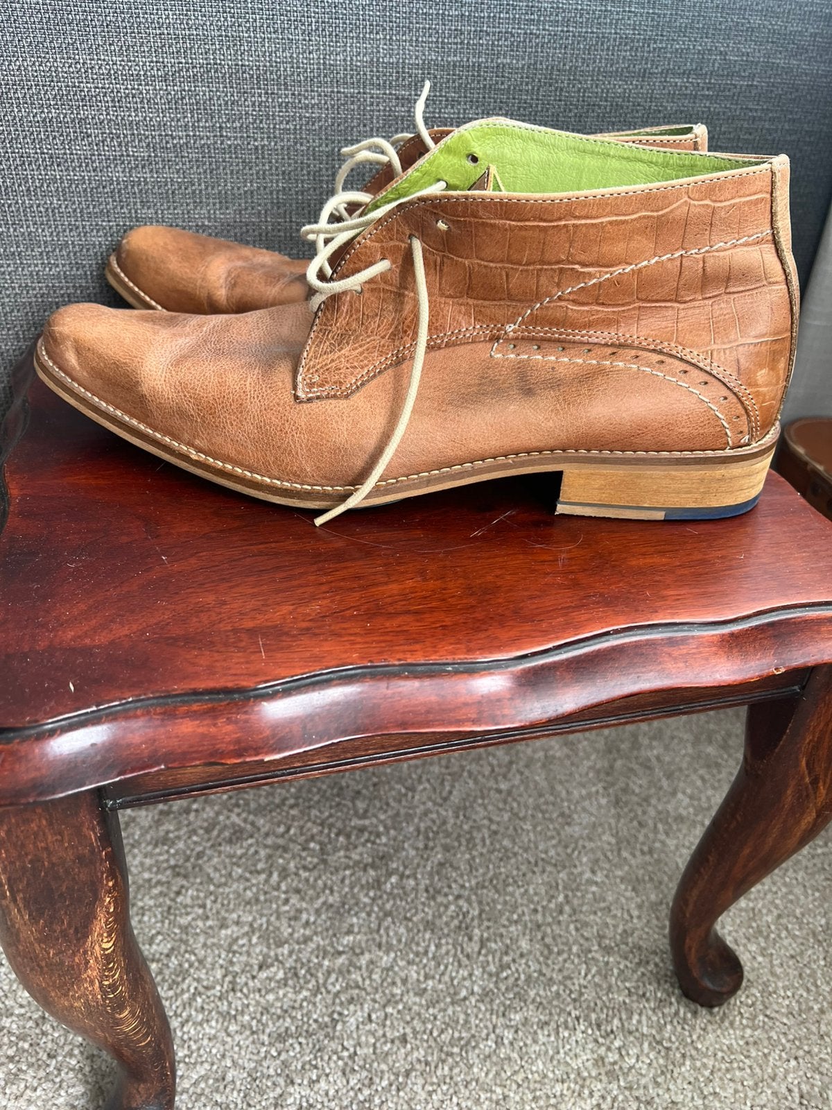 Leren schoenen maat 45, Ophalen, Zo goed als nieuw, Bruin