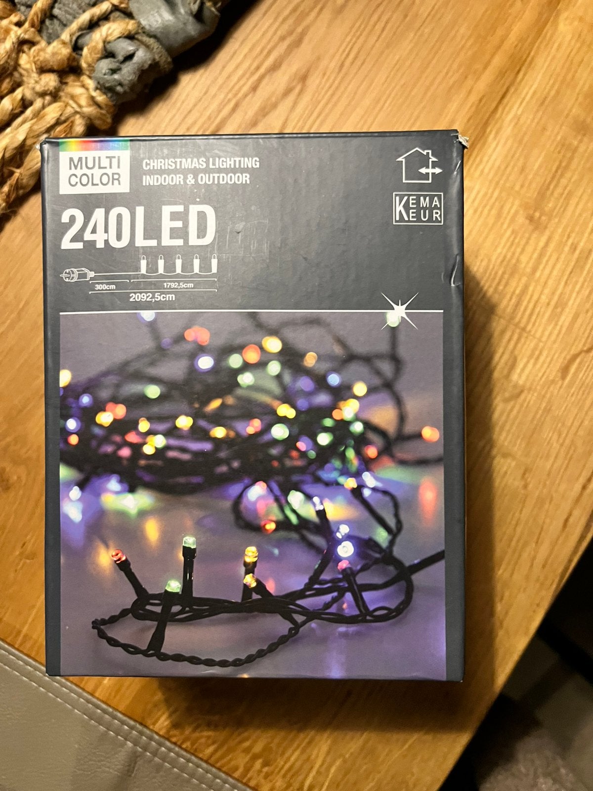 Kerstverlichting multi color zgan, Diversen, Ophalen of Verzenden, Zo goed als nieuw