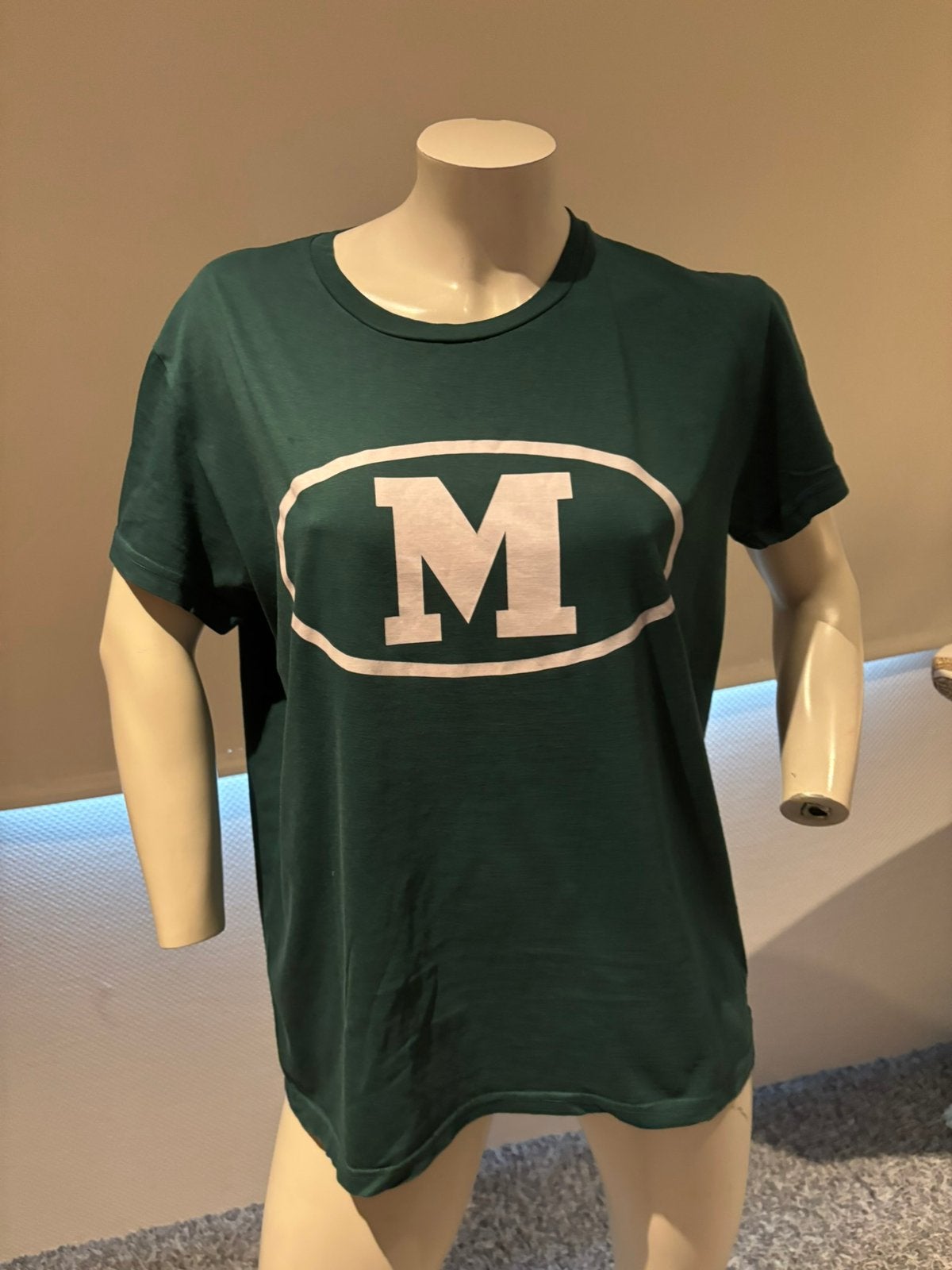 M missoni shirt met logo print maat l, Kleding | Heren, Ophalen of Verzenden, Zo goed als nieuw, Maat 52/54 (L), Groen