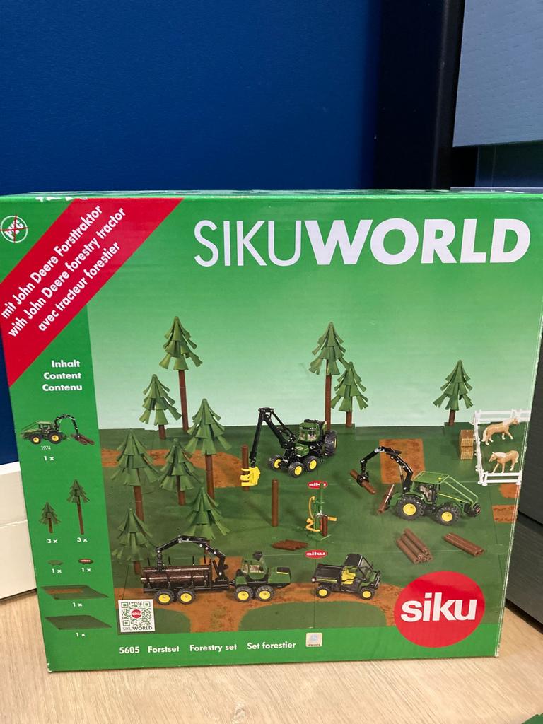 Siku bosbouw Set met John Deere, Ophalen of Verzenden, Gebruikt, Jongen of Meisje