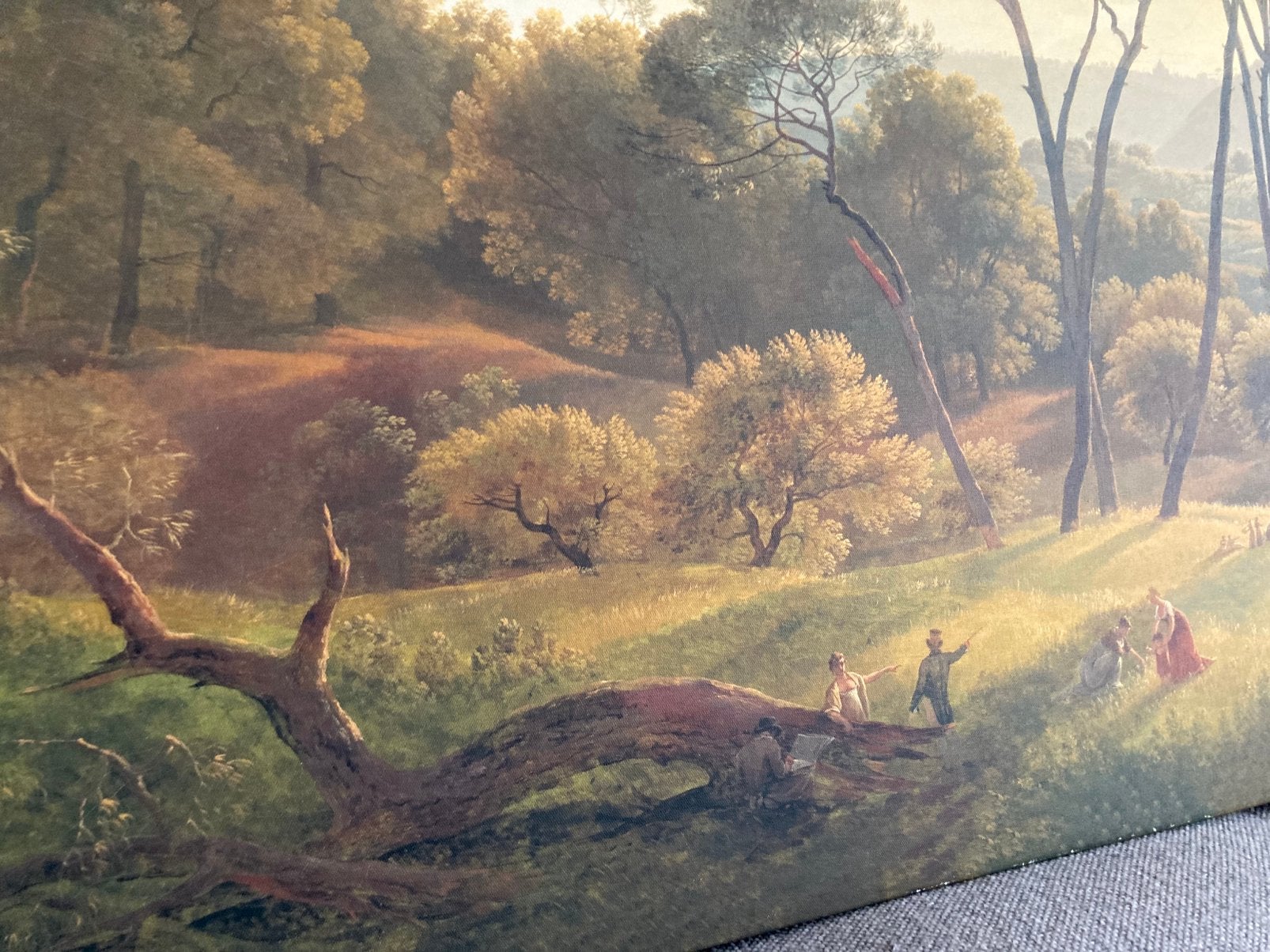Mooi groot schilderij 100-70  canvas, Ophalen, Zo goed als nieuw
