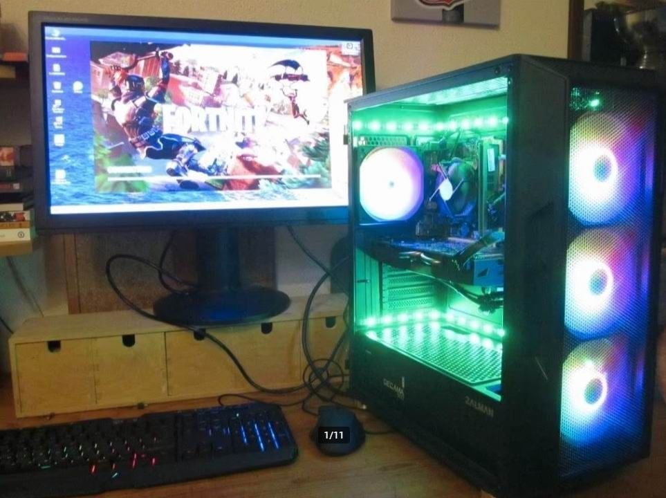 Complete Game PC i7-4790 1TB SSD/HDD AMD RX570 600x games, Computers en Software, Desktop Pc's, Zo goed als nieuw, 4 Ghz of meer