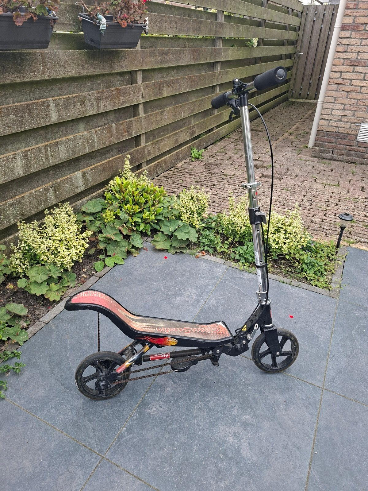 Zwarte space scooter, Ophalen, Gebruikt, Overige typen, Space Scooter
