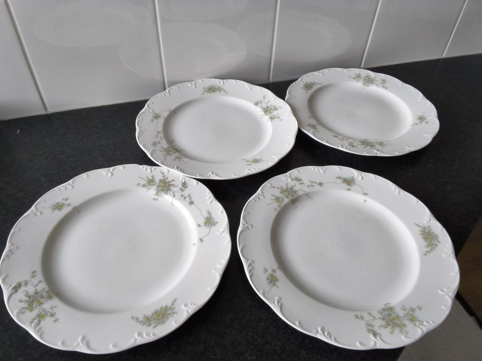 4 rosenthal classic rose dinerborden, Huis en Inrichting, Ophalen of Verzenden, Zo goed als nieuw, Bord(en), Overige stijlen