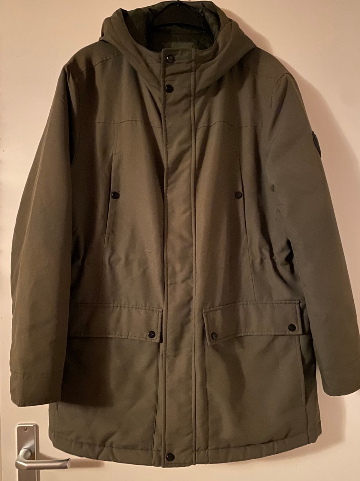 UNISEX ONLY & SONS  GROENE PARKA JAS XL/ 42, Ophalen of Verzenden, Zo goed als nieuw, Maat 52/54 (L), Groen