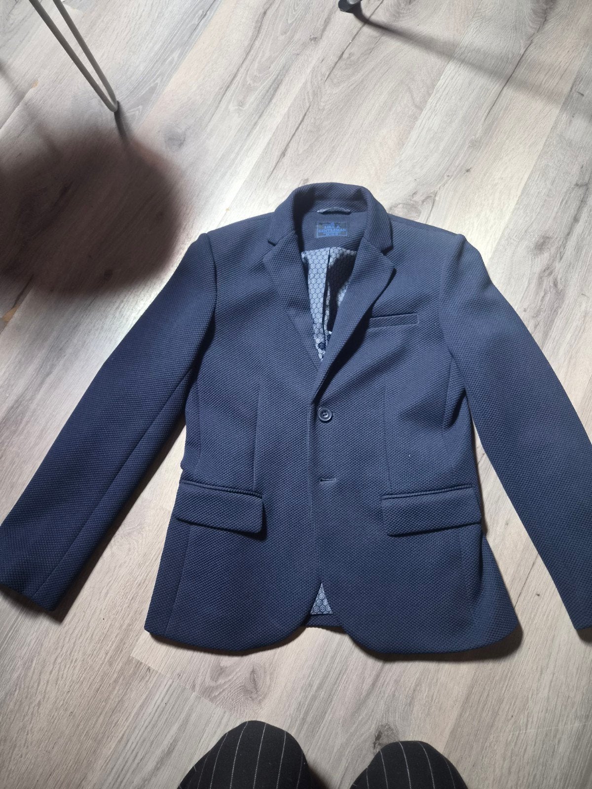 WE jongens kostuum set: colbert, broek en overhemd met das, WE, Ophalen of Verzenden, Zo goed als nieuw, Setje