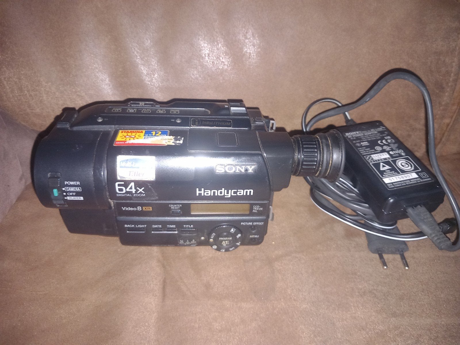 Sony handycam video8 camera (zie adv voor info), Ophalen, Hi 8, Camera