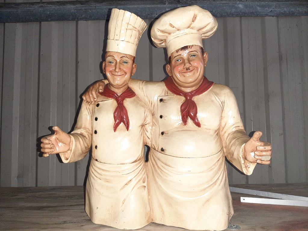 Kunstof horeca wandbord met tekstbord, Verzamelen, Beelden en Beeldjes, Ophalen, Gebruikt, Mens