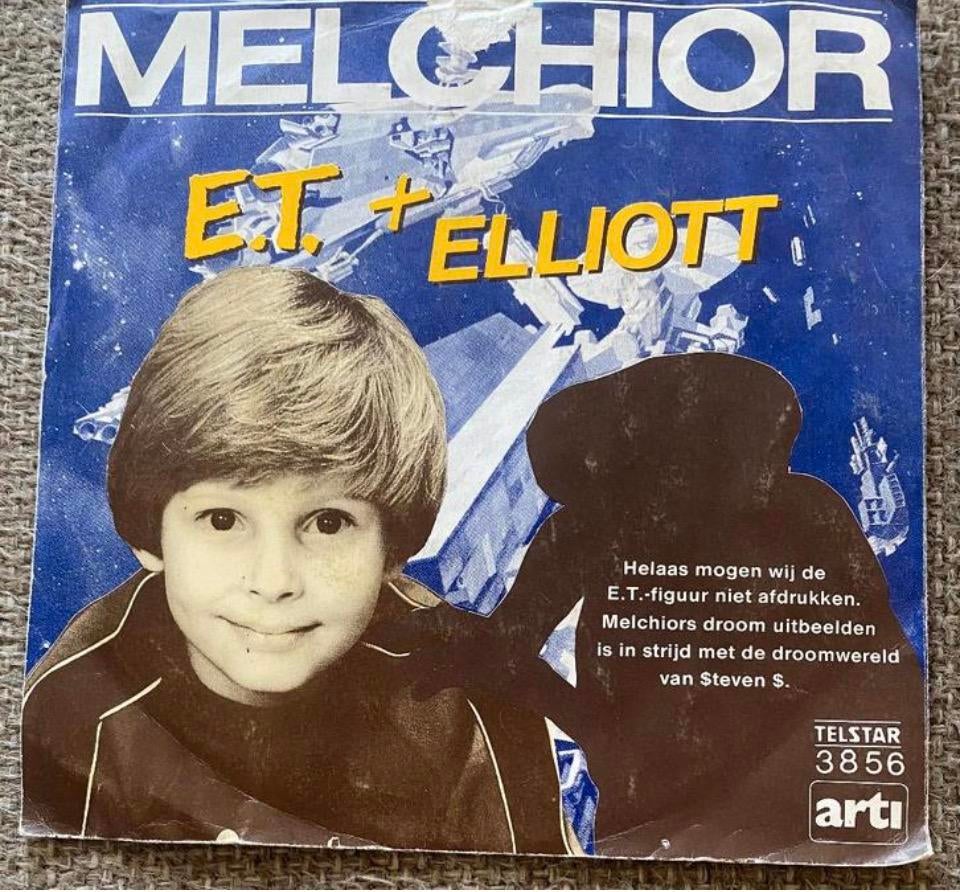 Vinyl Singeltje Melchior. E.T . en Elliotte, Ophalen of Verzenden, Zo goed als nieuw, Nederlandstalig