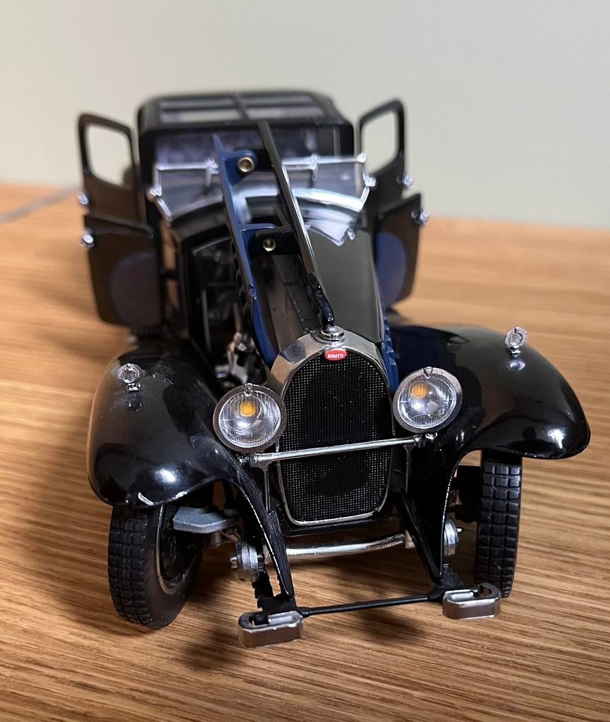 Franklin Mint Bugatti type 41 RC Napoleon 1930, certificaat, Ophalen of Verzenden, Zo goed als nieuw, Auto, Overige merken