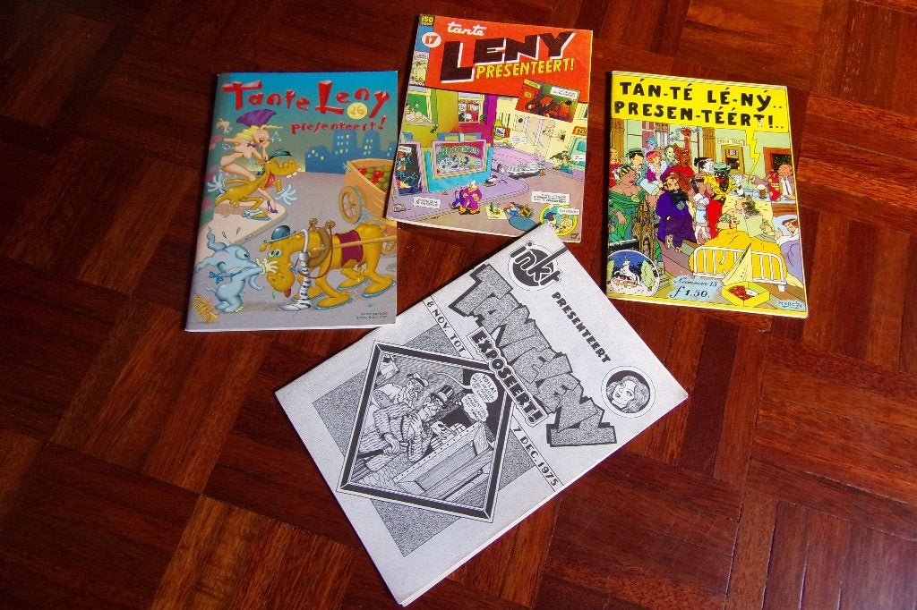 Tante Leny Presenteert 26 en Inkt expositienummer, Ophalen, Zo goed als nieuw, Diverse tekenaars en schrijvers, Meerdere stripboeken