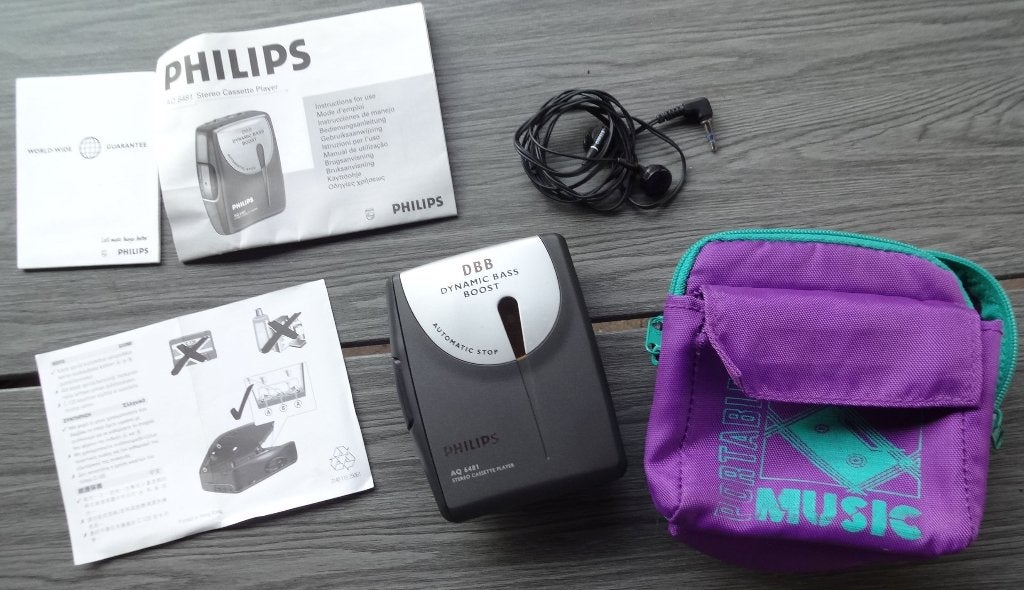 oude Philps WALKMAN type AQ6481 met opbergtasje, Ophalen of Verzenden, Walkman