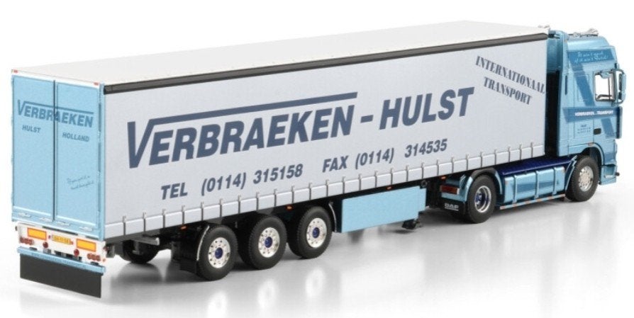 WSI DAF 95XF SUPER + SCHUIF ZEIL TRAILER - VERBRAEKEN, Wsi, ., Nieuw, Ophalen of Verzenden