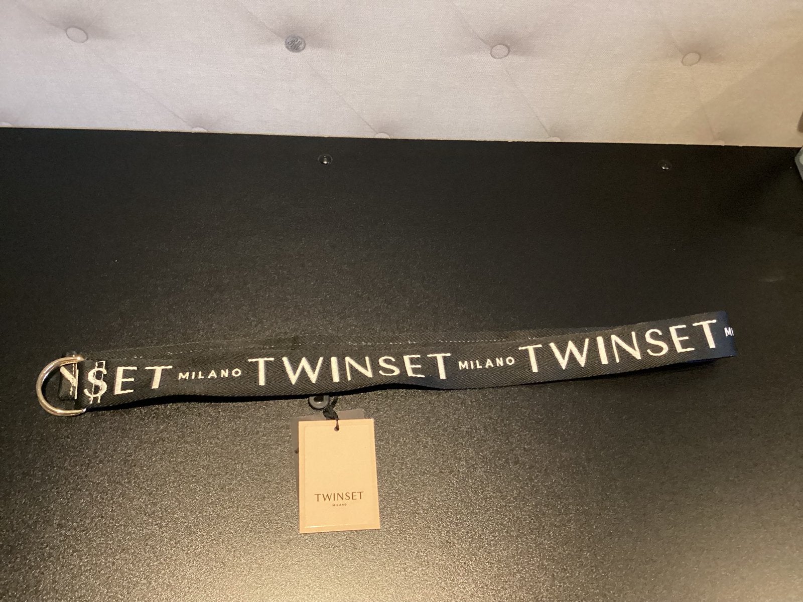 Twin Set zwarte strikriem nieuw, Zwart, Nieuw, Tailleriem, Ophalen of Verzenden
