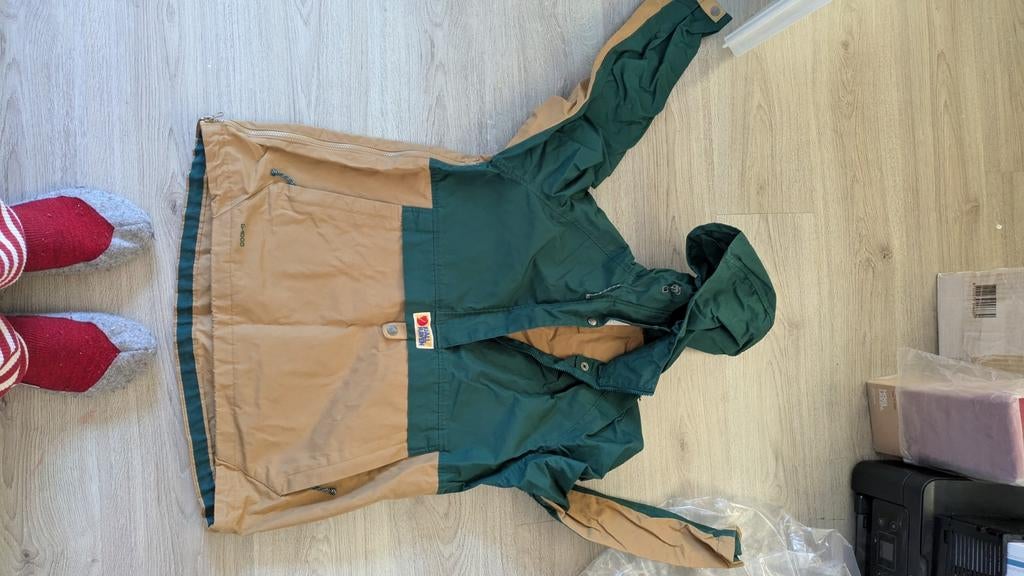 Fjällräven Anorak jas - Maat S, Ophalen of Verzenden, Zo goed als nieuw, Groen, Fjällräven