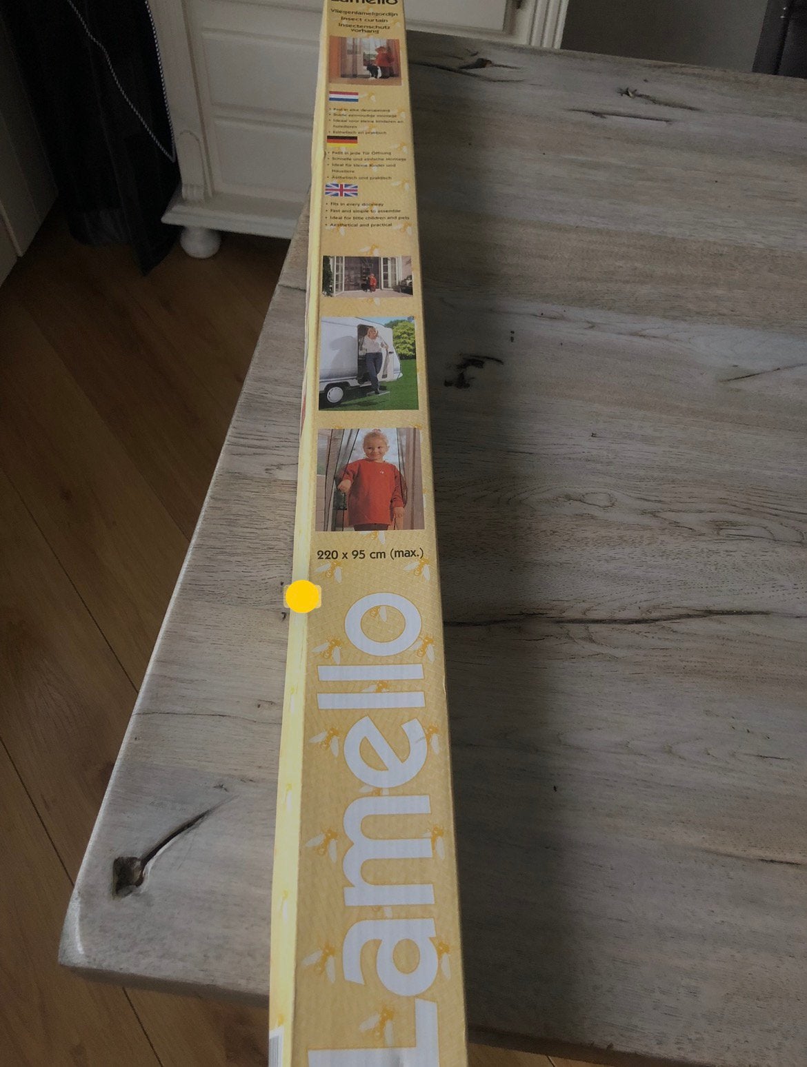 Vliegenlamelgordijn 220cm X 95cm, Ophalen of Verzenden, Zo goed als nieuw