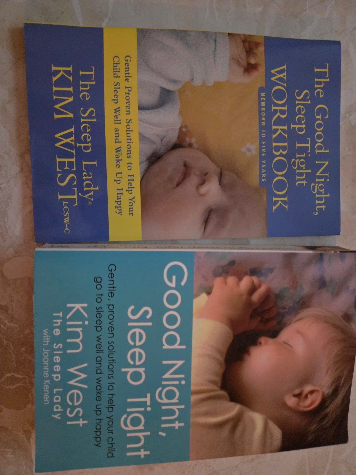 Good Night, Sleep Tight & Workbook - Kim West (2 boeken), Boeken, Ophalen of Verzenden, Gelezen, Opvoeding tot 6 jaar, Kim West