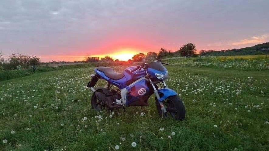 Gilera Dna 70cc, Ophalen, Tweetakt, Gebruikt, Maximaal 45 km/u