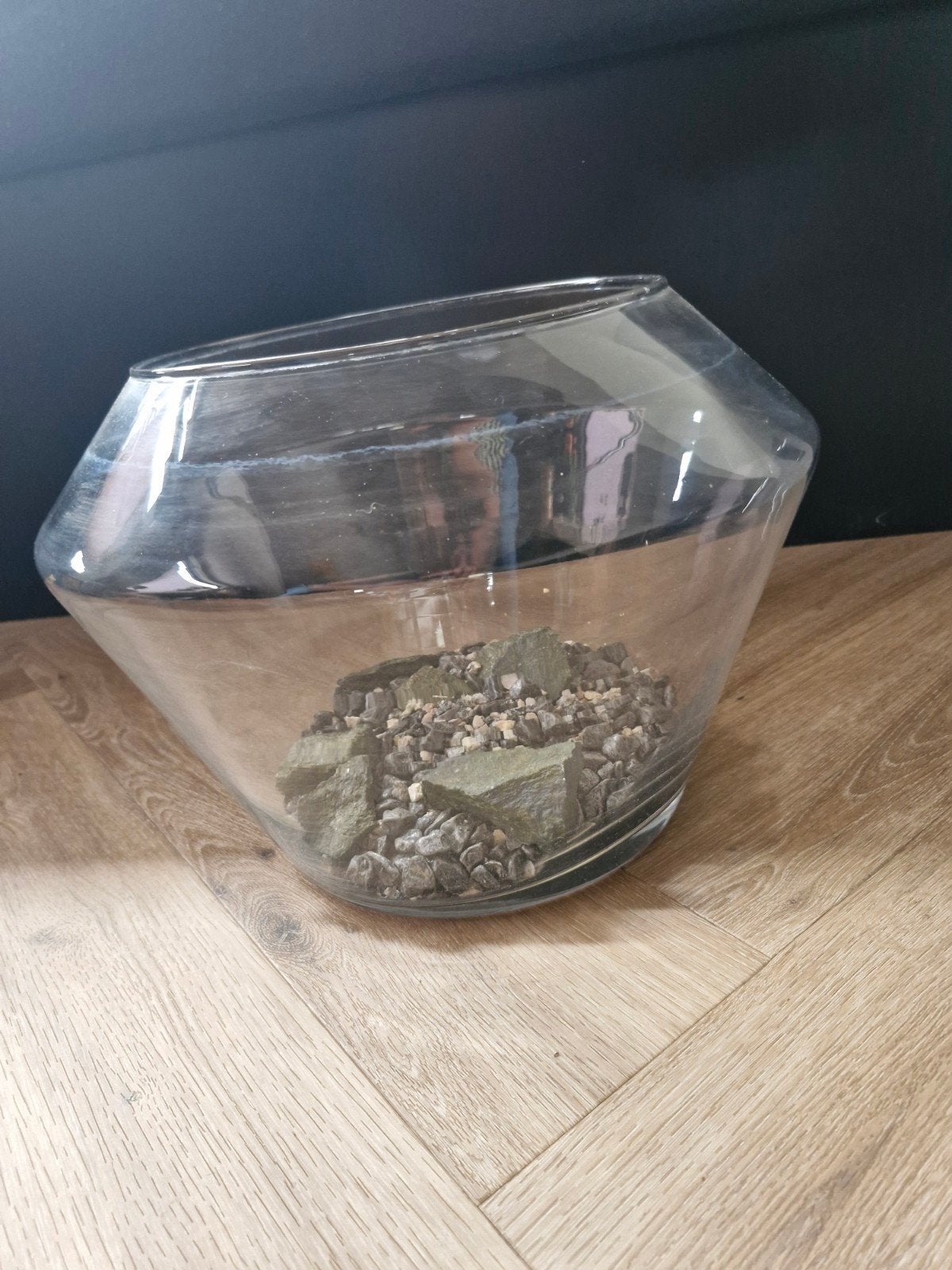 mooie grote vissenkom, Dieren en Toebehoren, Vissen | Aquaria en Toebehoren, Ophalen, Gebruikt, Decoratie