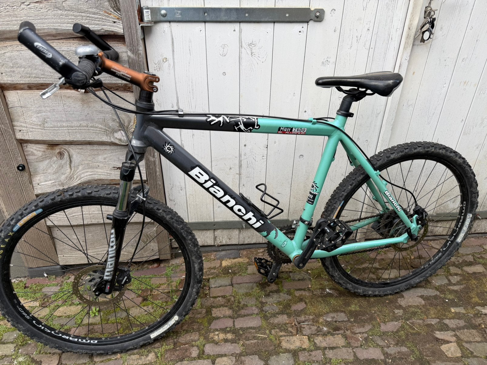 Bianchi mutt 7400 SL 52 cm 3x9 versnellingen, Gebruikt, Hardtail, 49 tot 53 cm, Schijfrem