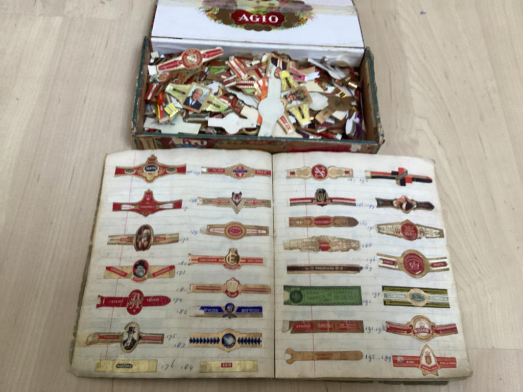 Verzameling sigarenbandjes, Ophalen of Verzenden, Gebruikt