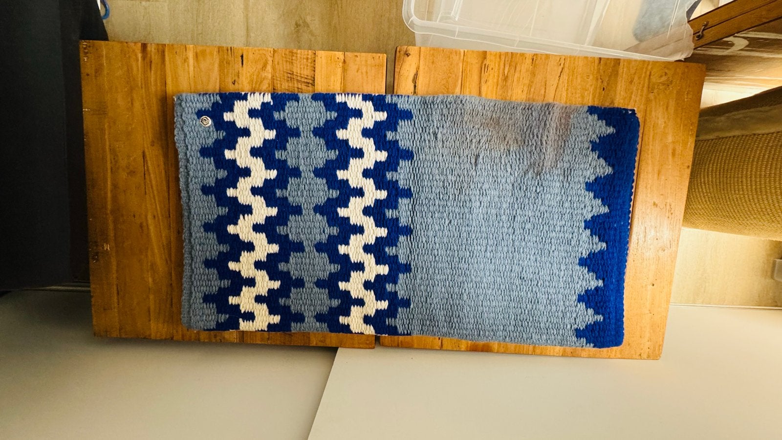 Western show blankets blauw en roze, Ophalen, Gebruikt, Western