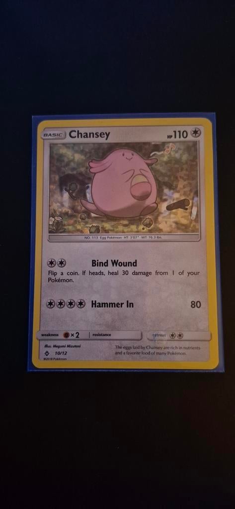 Chansey McDonald's Promo 2018 Pokémon Kaart, Verzenden, Zo goed als nieuw, Losse kaart