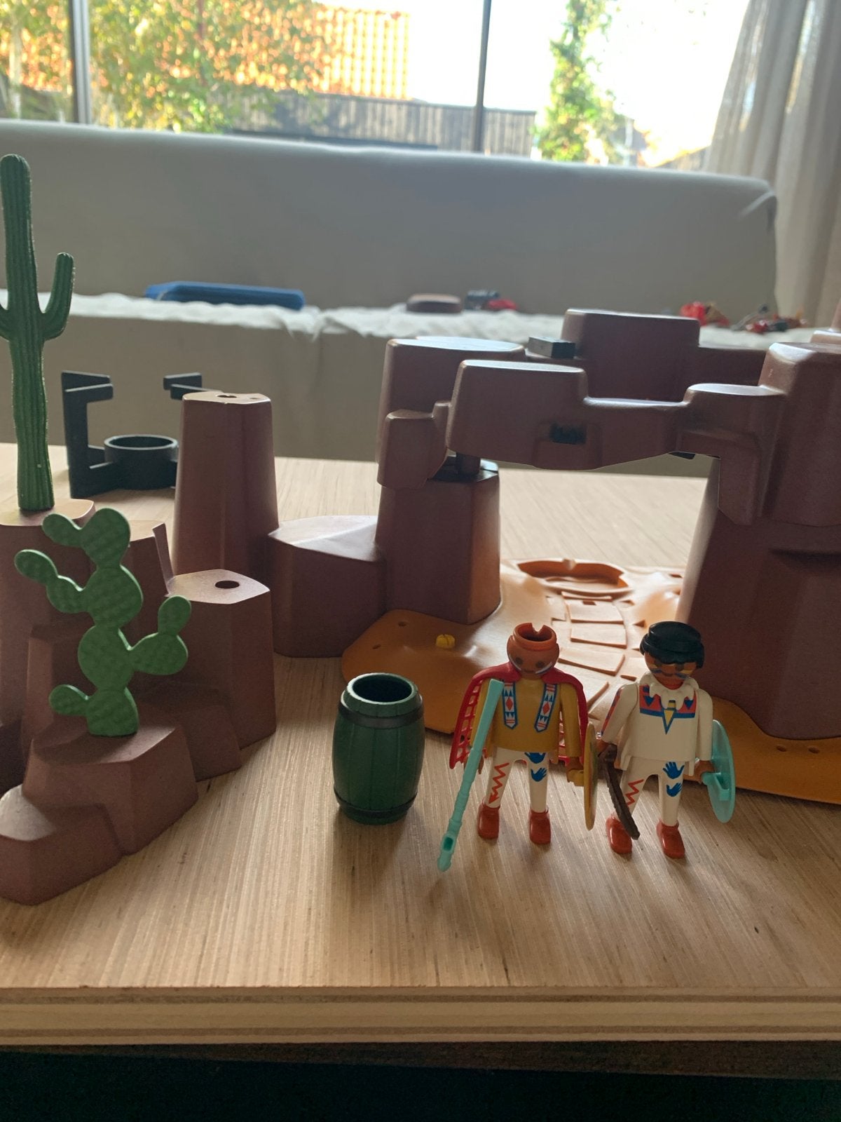 Playmobil Western Set met Indianen en Rotsformaties, Gebruikt, Losse onderdelen, Overige typen, Historisch