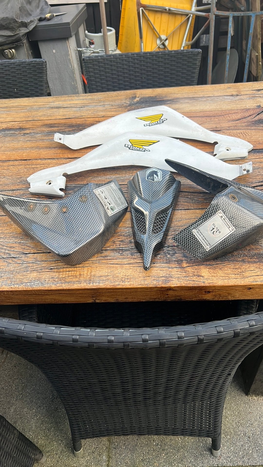Honda 110cc zijpanelen - Gebruikt, Ophalen of Verzenden, Gebruikt