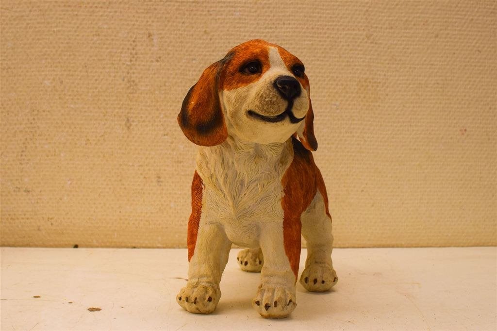 Beeld van een Beagle 51016, Verzamelen, Beelden en Beeldjes, Ophalen of Verzenden, Gebruikt, Dier