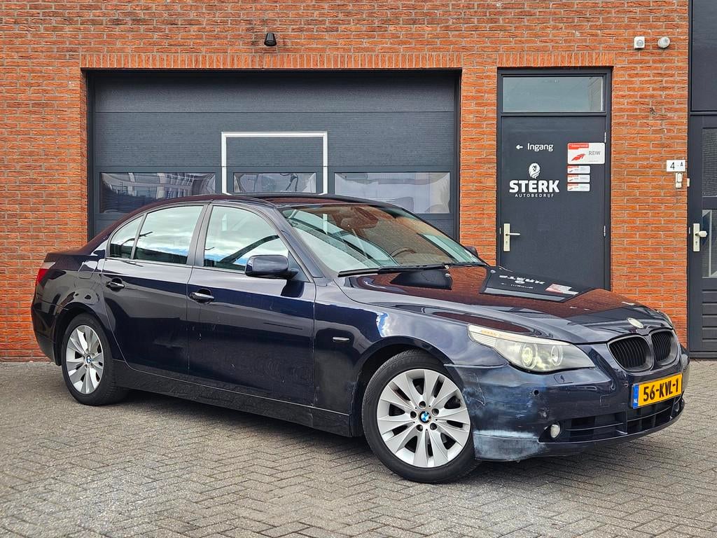 BMW 5-serie E60 523i Handel/Export prijs Opknapper, Achterwielaandrijving, 2497 cc, Blauw, 1445 kg