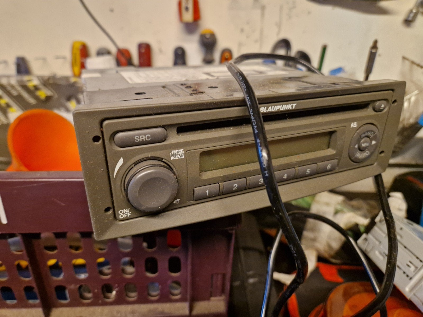 Originele Blaupunkt autoradio oa Fiat Panda 169 (2003-2012), Ophalen of Verzenden, Gebruikt