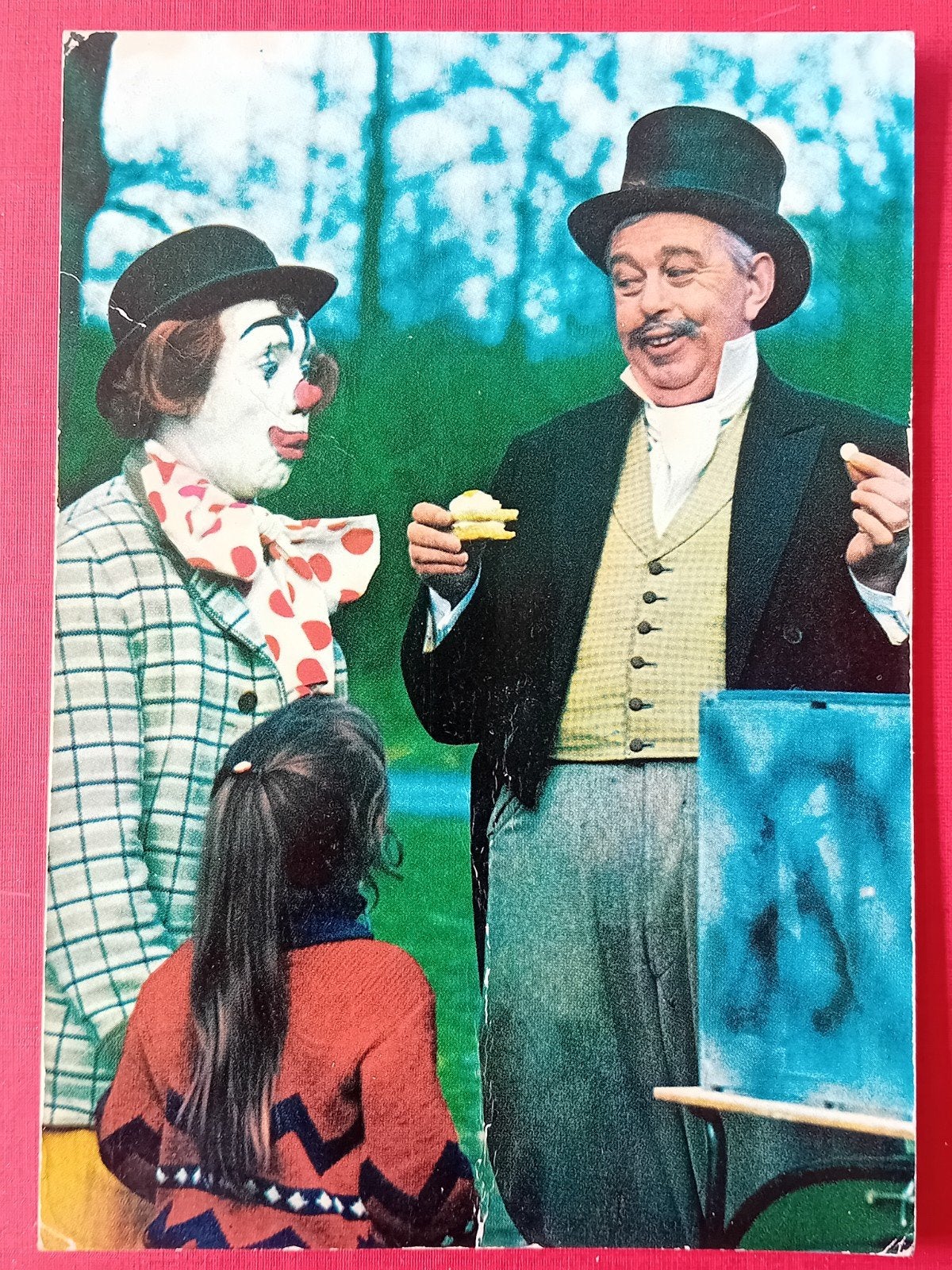 Ansichtkaart Pipo de Clown, Ophalen of Verzenden, Zo goed als nieuw, Overige typen