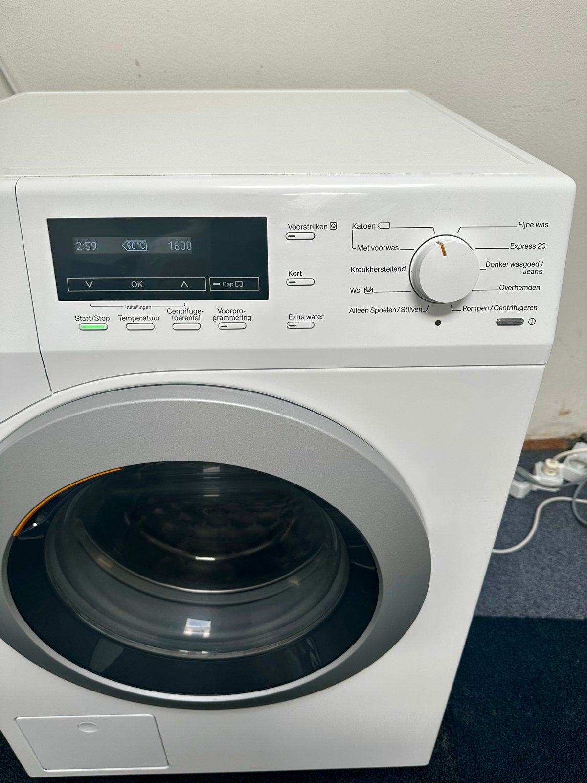 Miele W1 WKB130 WPS Wasmachine 8 kg 1600 Toeren A++, 8 tot 10 kg, Germany, Www.miele.com, Ophalen of Verzenden