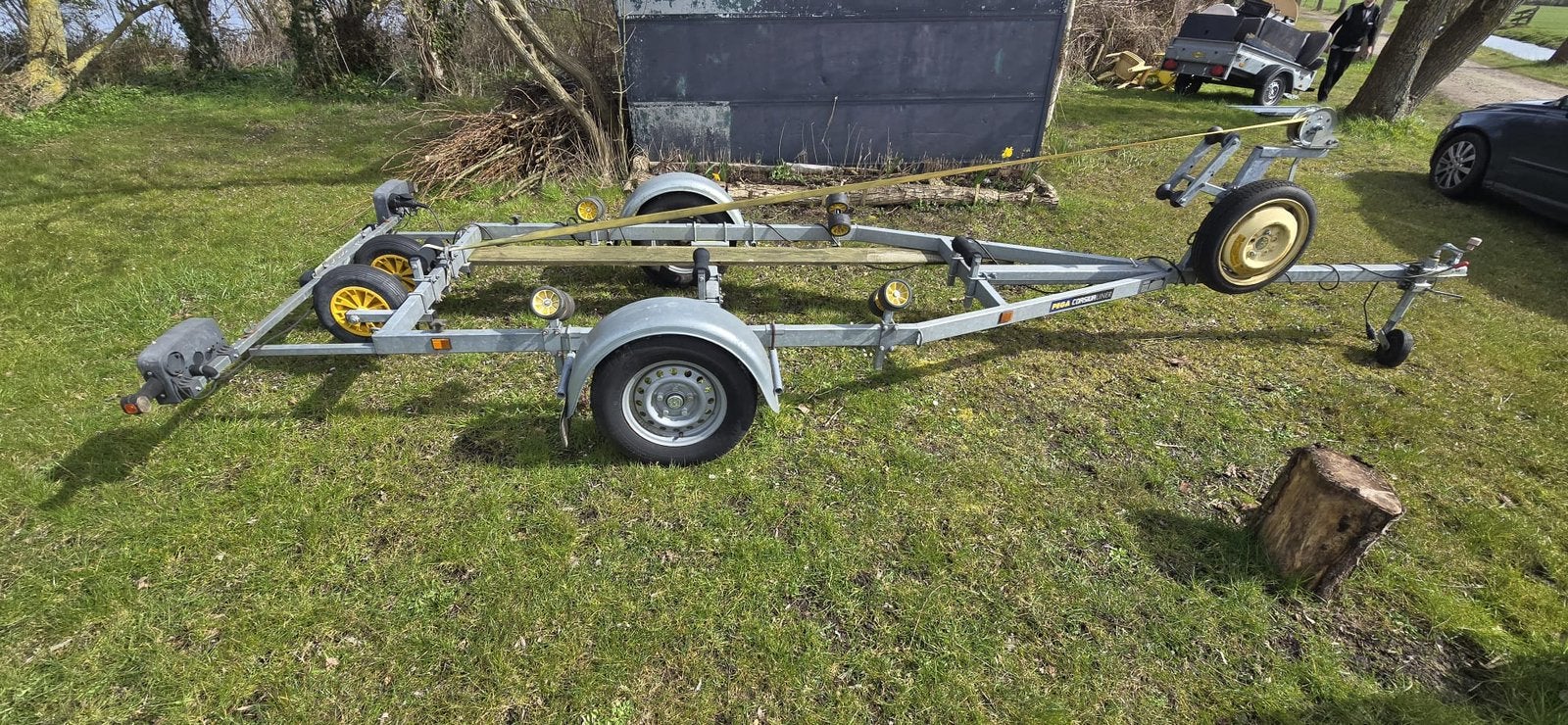 Verhuur trailer, Ophalen